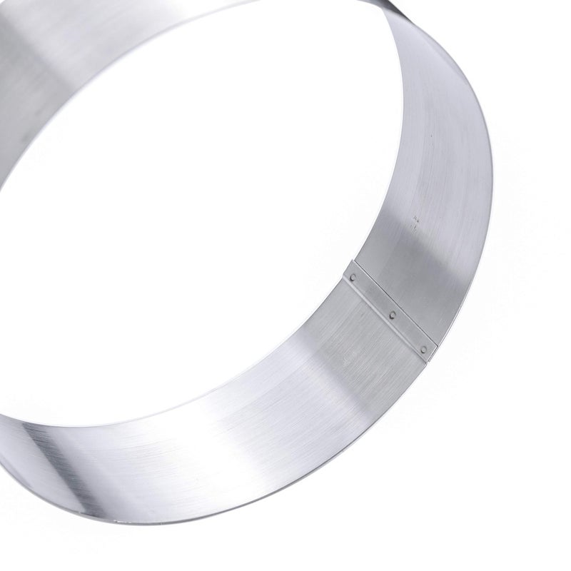 Maykito Large Round Cake Ring Set-4/6/8 Inch Biscuit Cutter Stainless Steel Circle Pancake Mold English Muffin Ring - Image 3